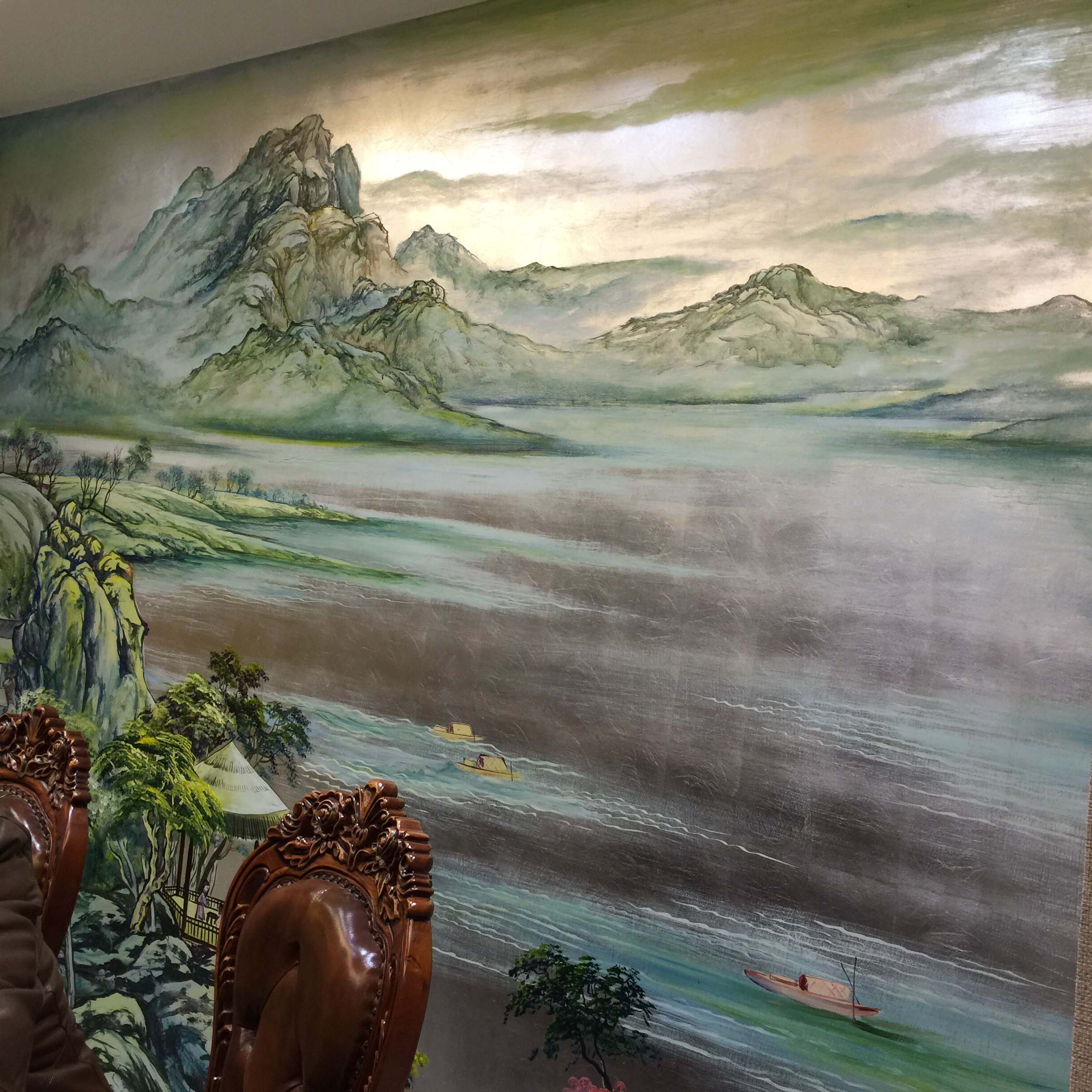 手工金箔红桃国际
画