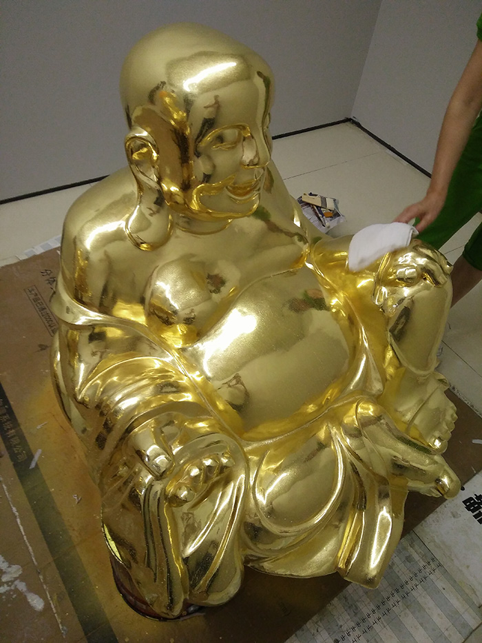 佛像贴金的汗青